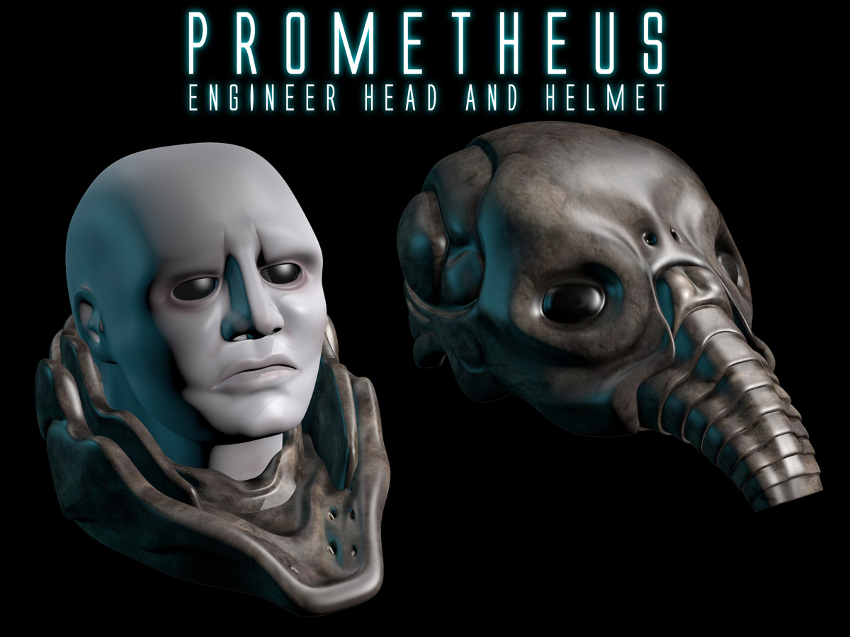 Prometheus: Engineer Head & Helmet