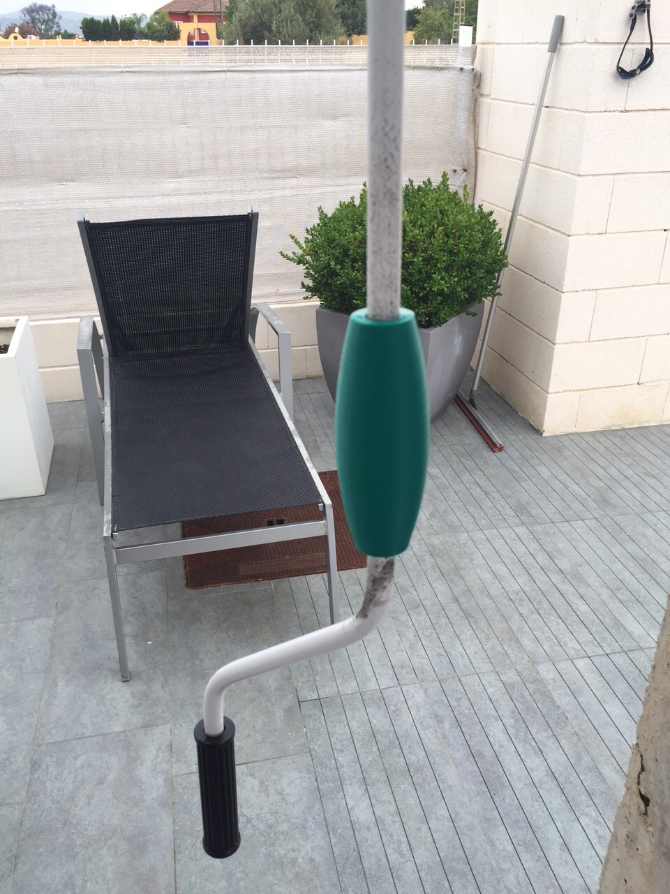 Handle for sunblind