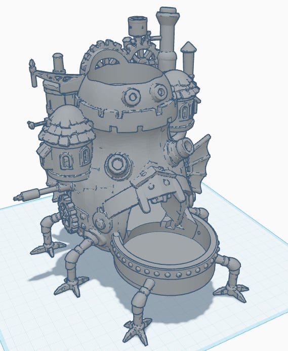 Howl inspired dice tower