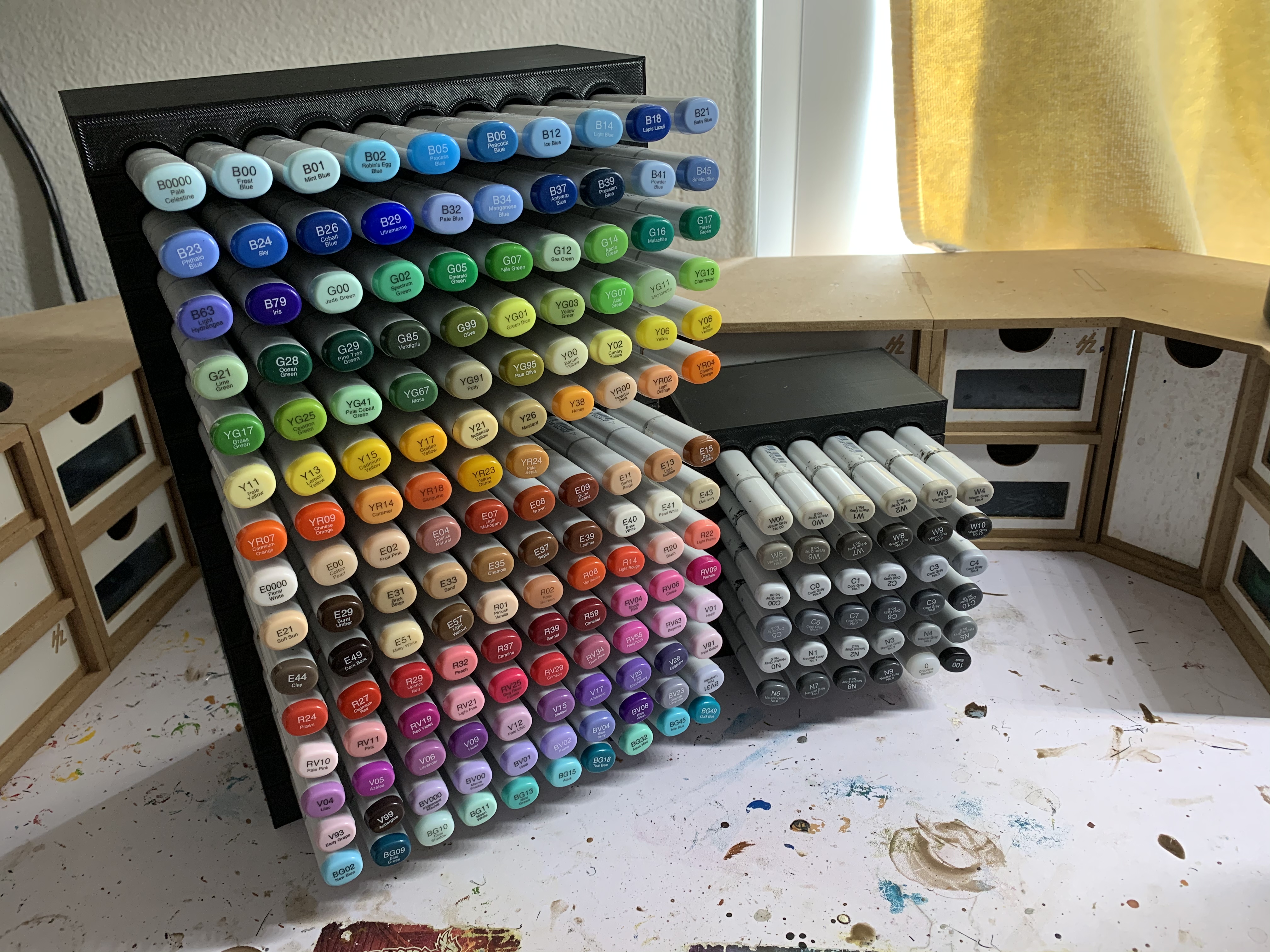 Modular Copic Marker Storage