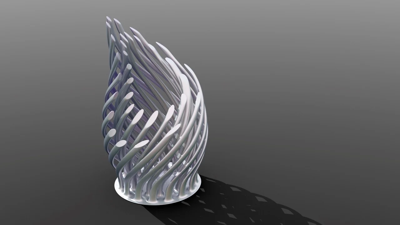 Twisted Growth Vase