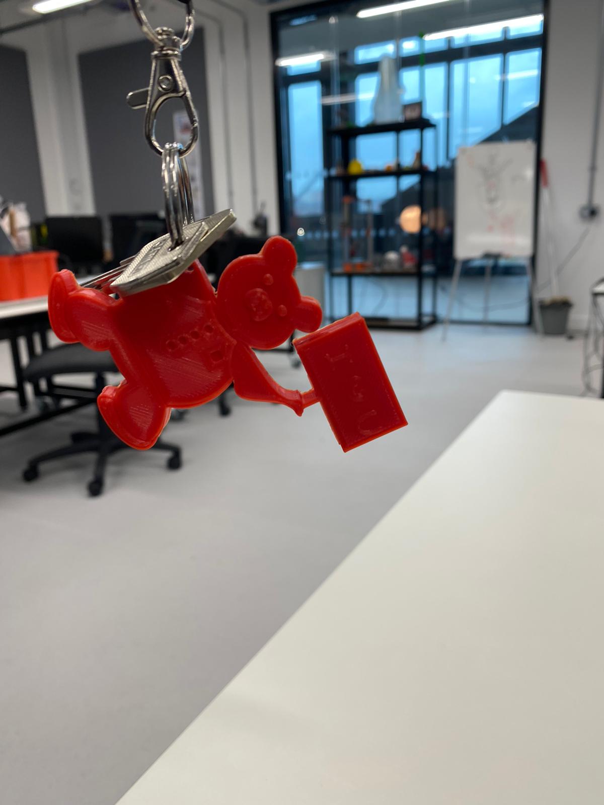 Fynn Teddy Bear Keychain - A Valentine's day gift