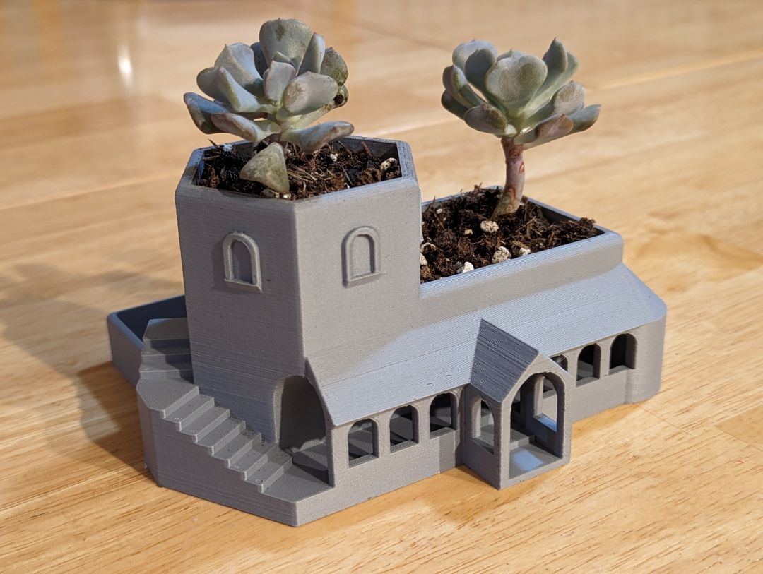 Roman Villa Garden Tower