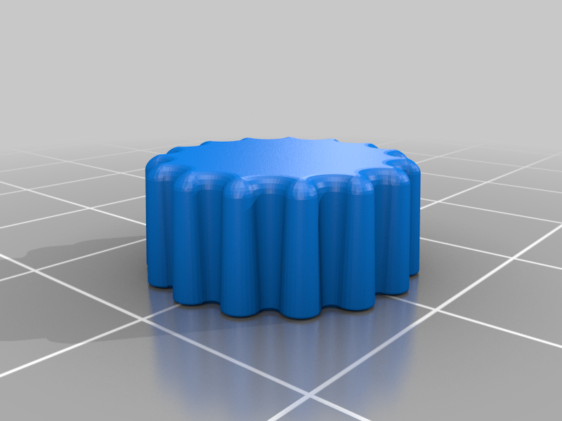 Encoder Knob Shaft Cutouts