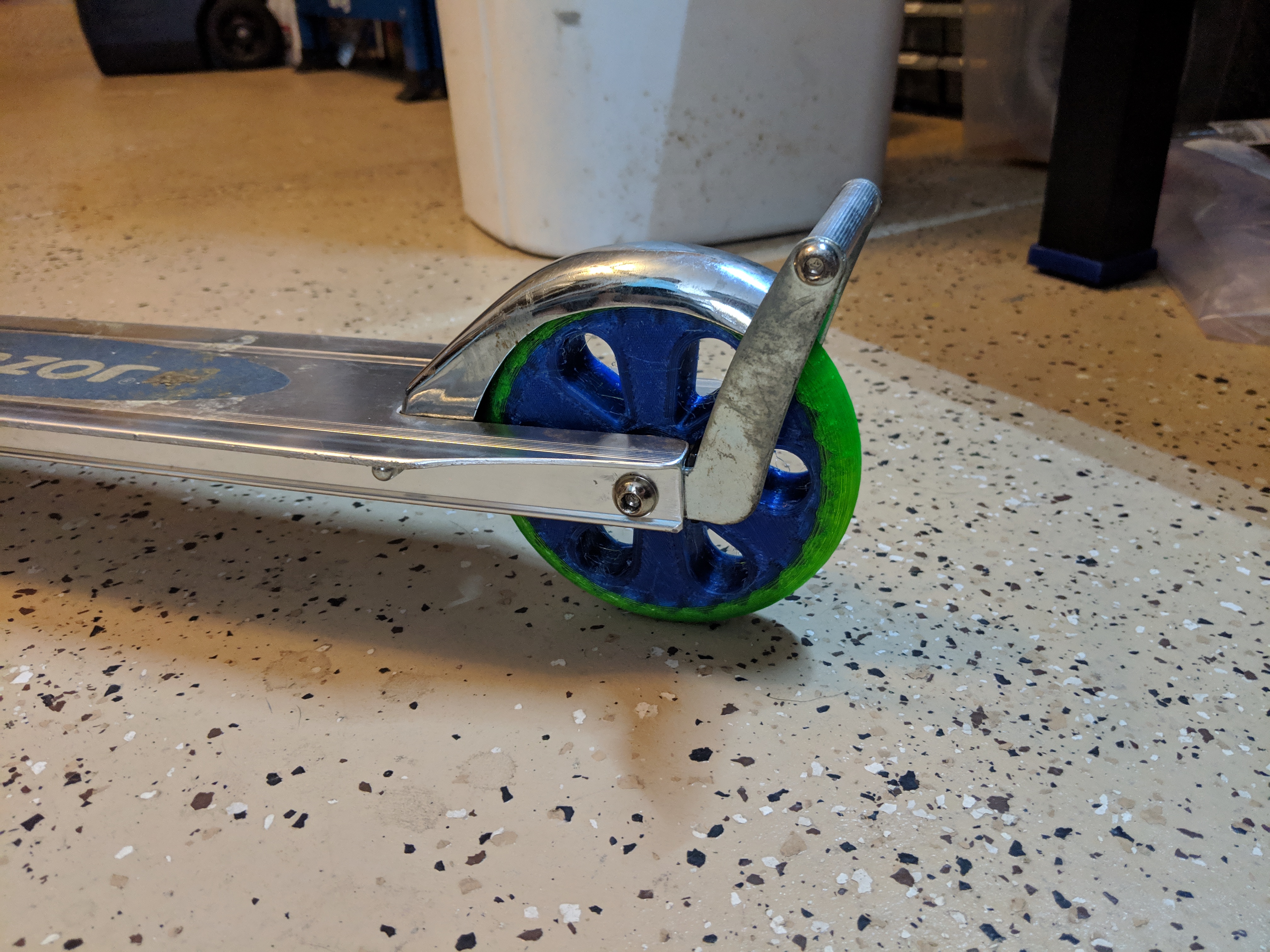 Parametric Inline Skate Scooter Luggage Wheels