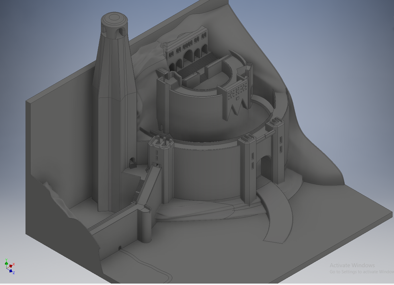 Helms Deep Model