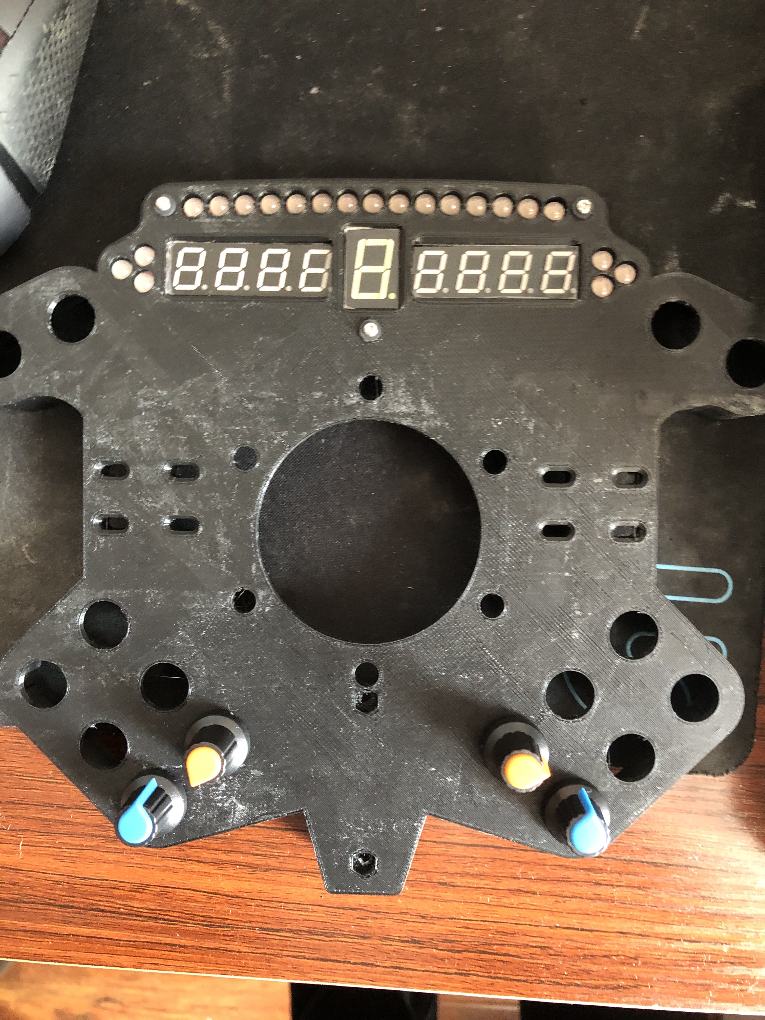 SLI F1 Addon Sim Racing 320mm Wheel Button Plate
