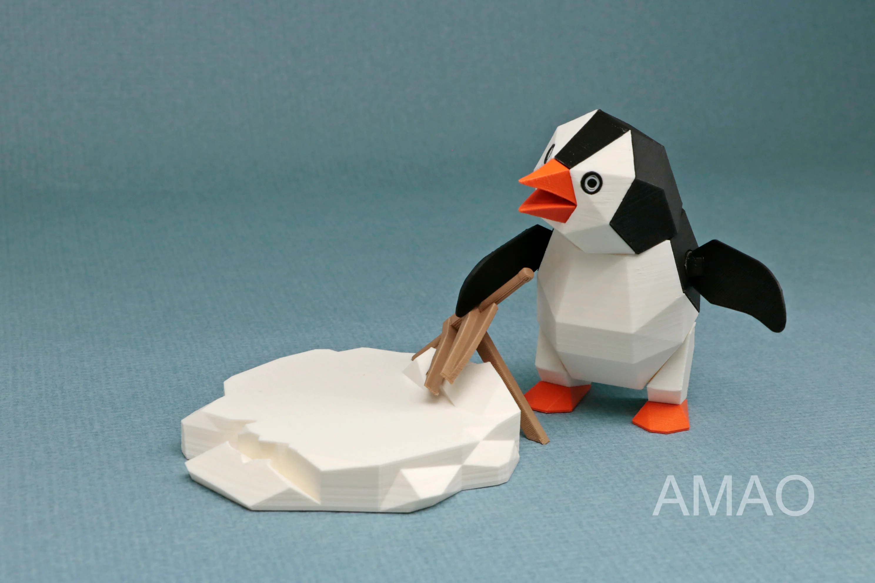 Penguin by the Anchor