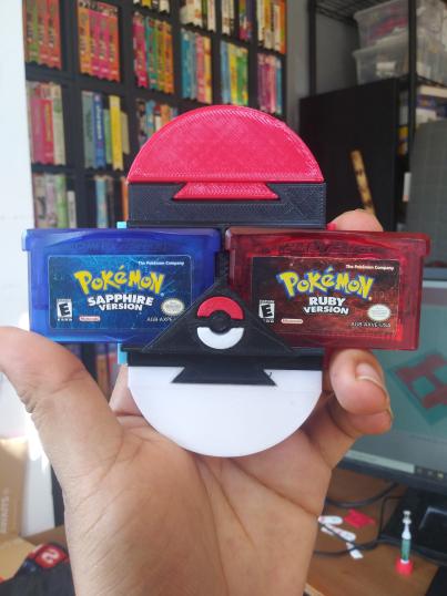 Pokemon Gba Cartridge Pokeball Game Holder (GBA Hotel)