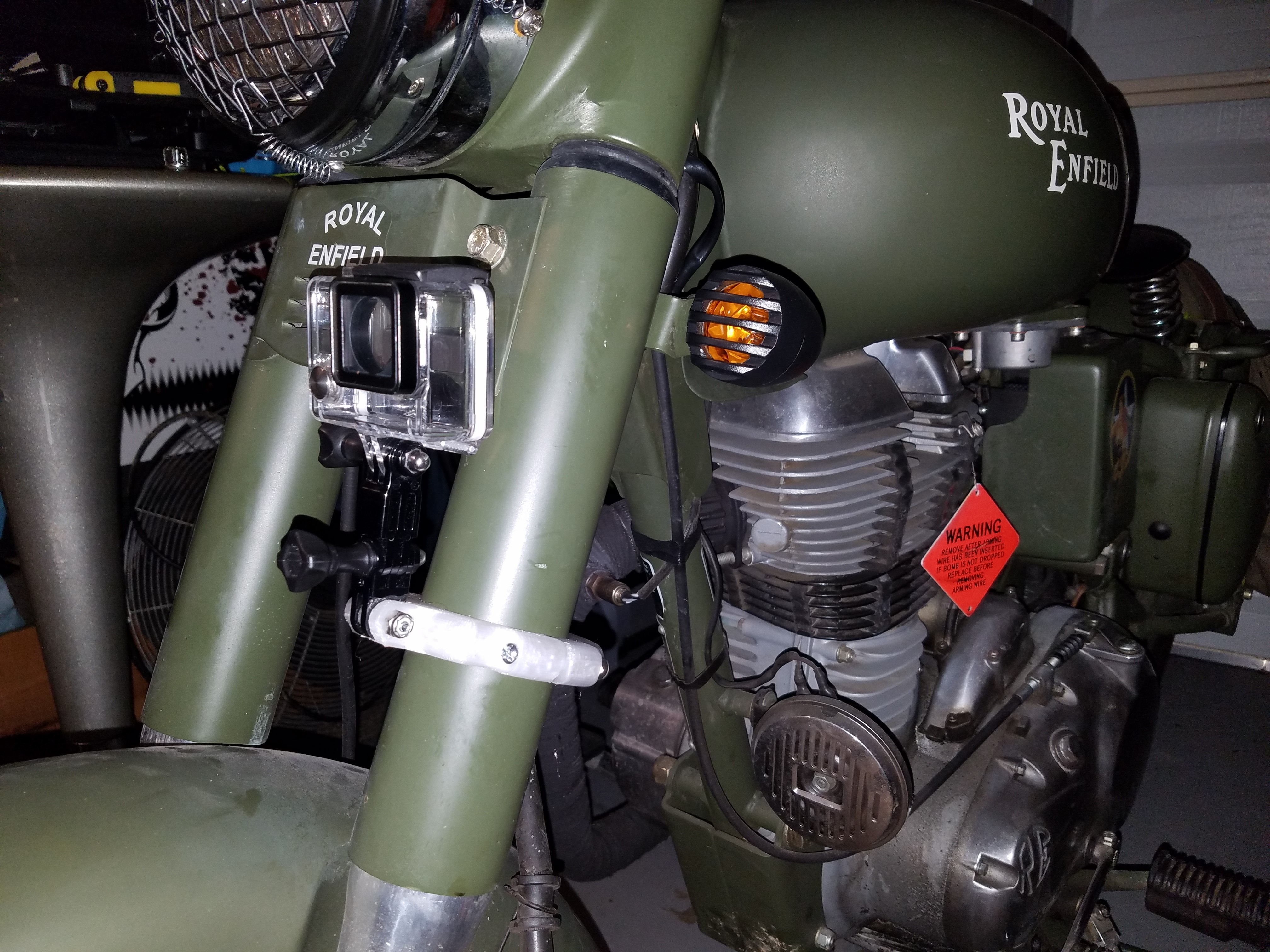 Gopro motorcycle mount Remix (Royal Enfield 500)
