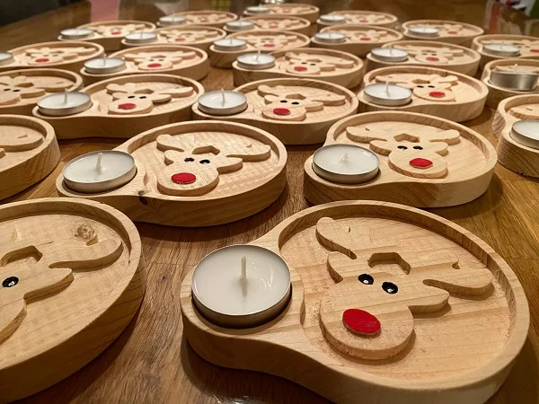 Teelicht Weihnachten - tealight holder christmas