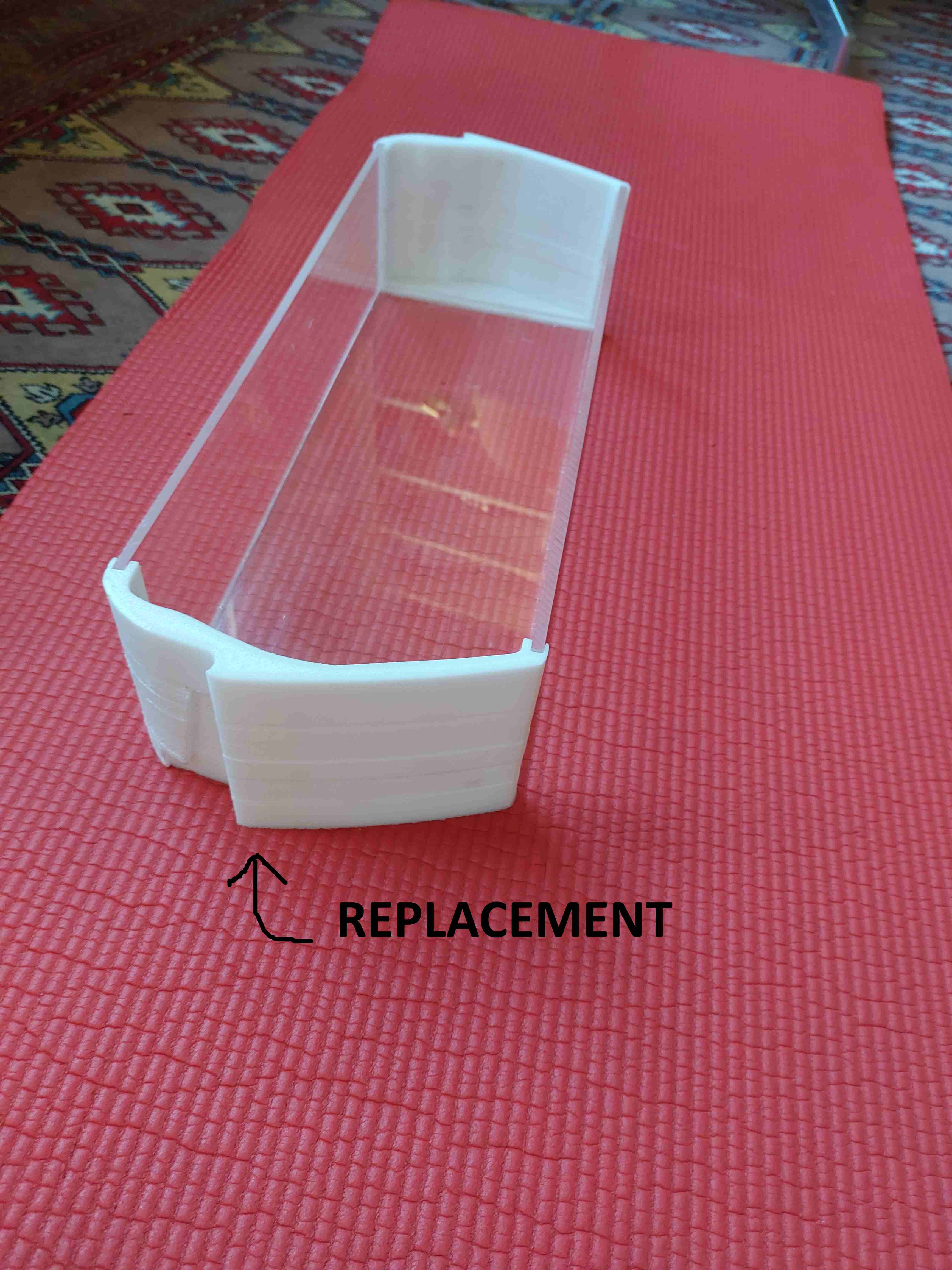 Bottle shelf replacement for Ariston Hotpoint MBL 2033 C