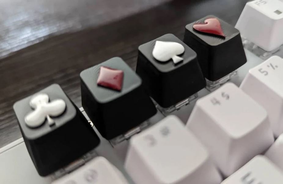 Play Card Suit Artisan Keycaps | No Stem