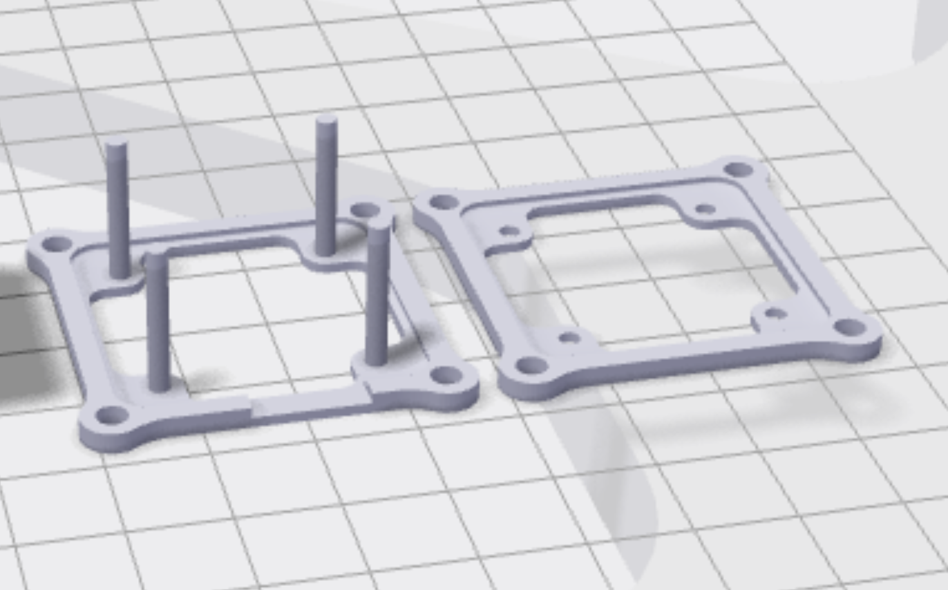 DJI CADDXFPV Vista 30 to 20 bracket mount