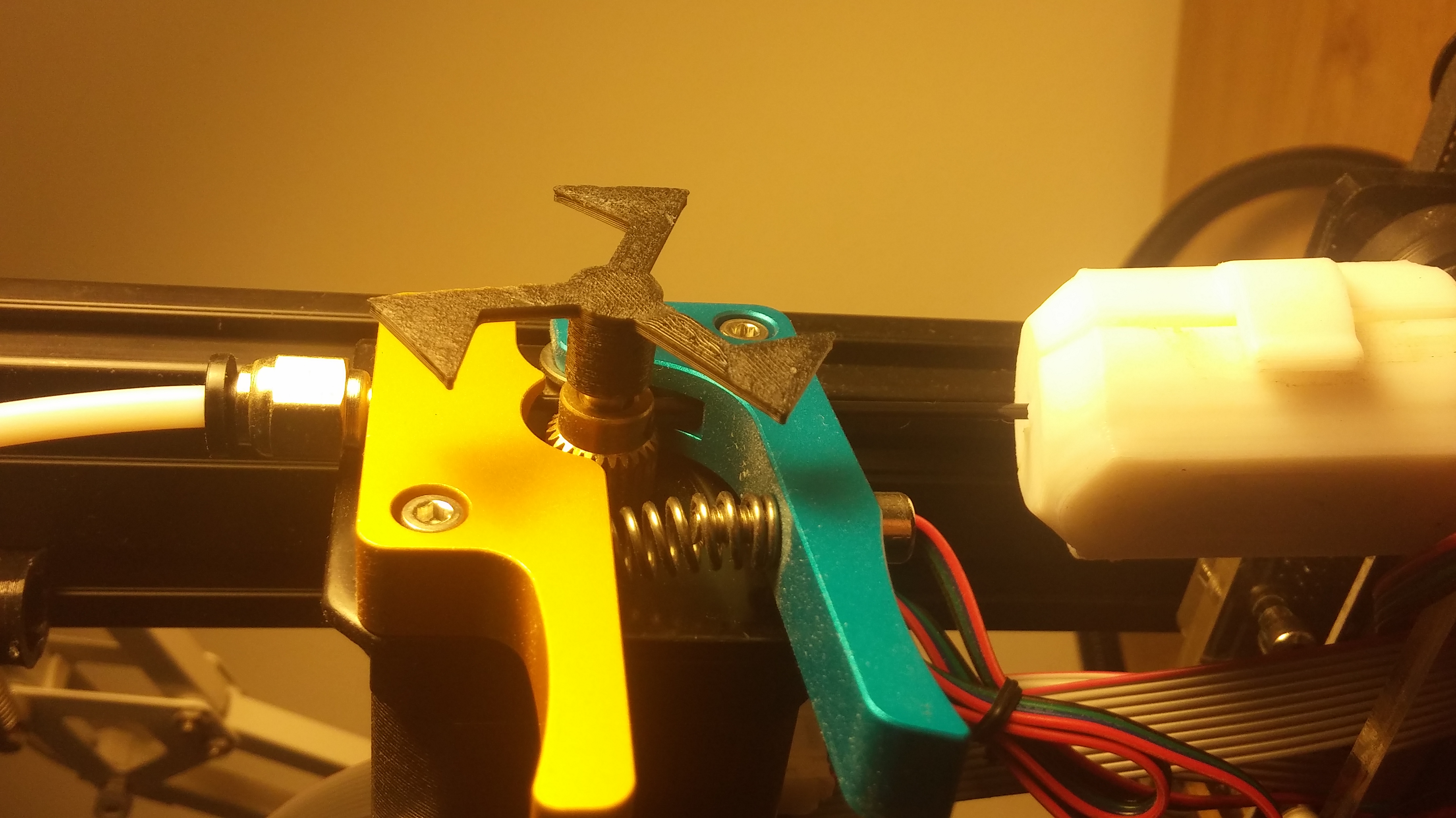 snap on extruder rotation vizualizer