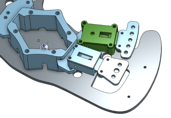 usb-encoder housing with clutch