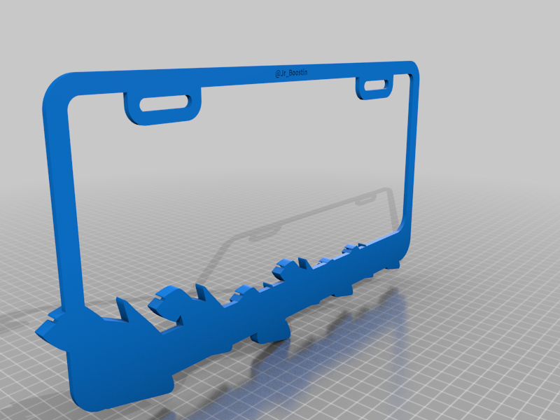 Jojos License Plate Frame GoGoGo