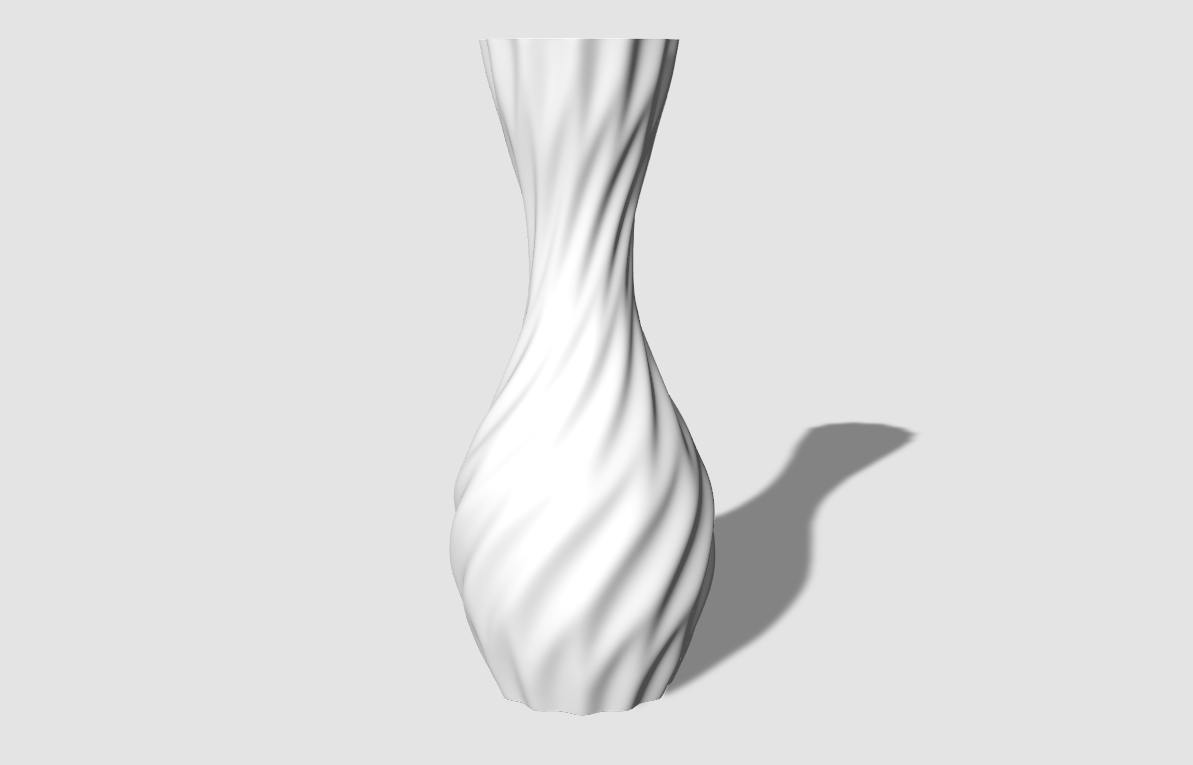 Swirly watertight vase 2