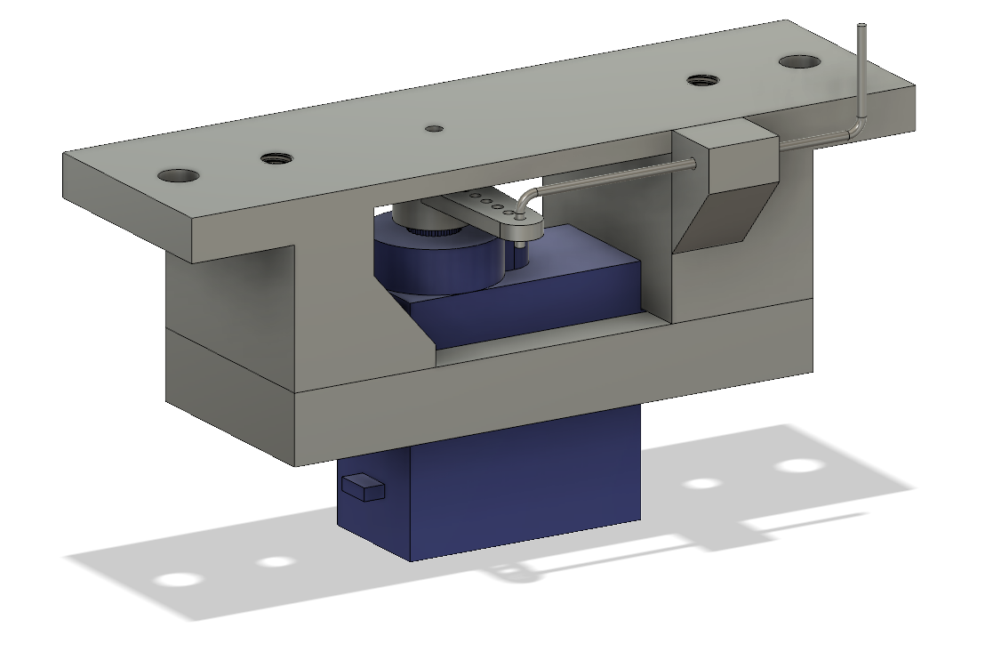 SG90 Servomount (with linear guiding)