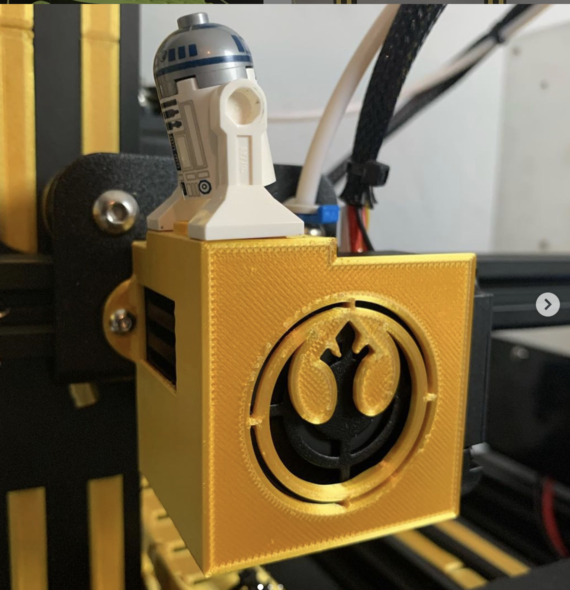 Rebellion hotend cover w LEGO Stand