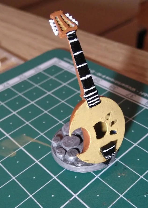 28mm Bard Lute Miniature