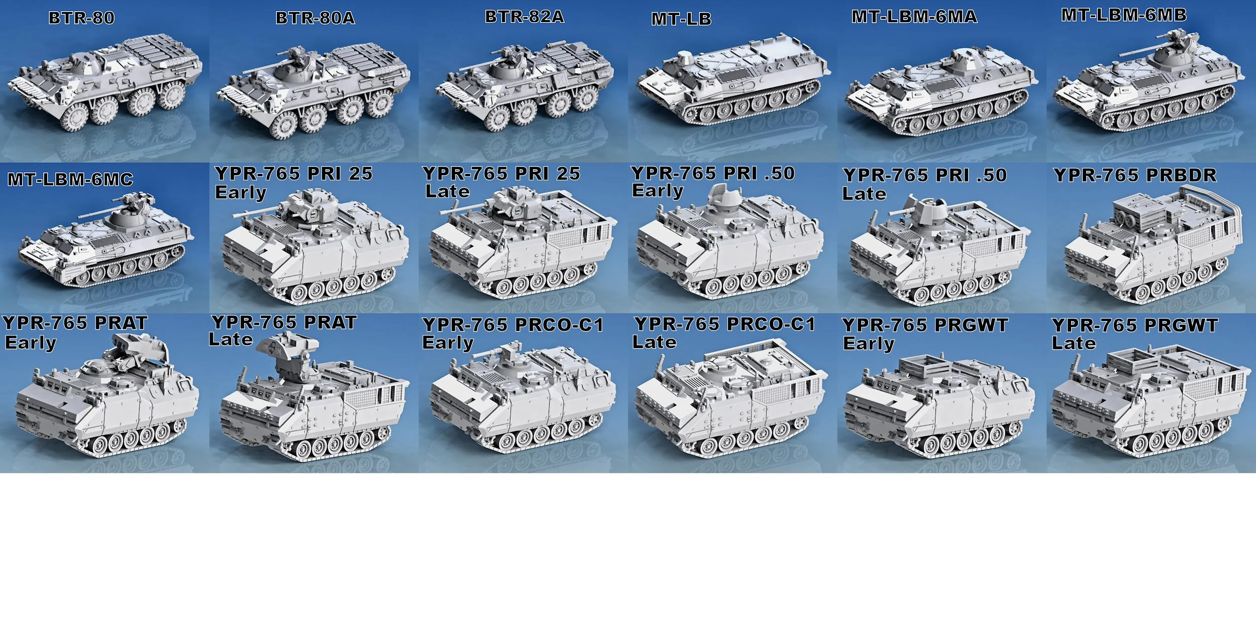 1-100 Modern Tanks and Vehicles (Duplicate)