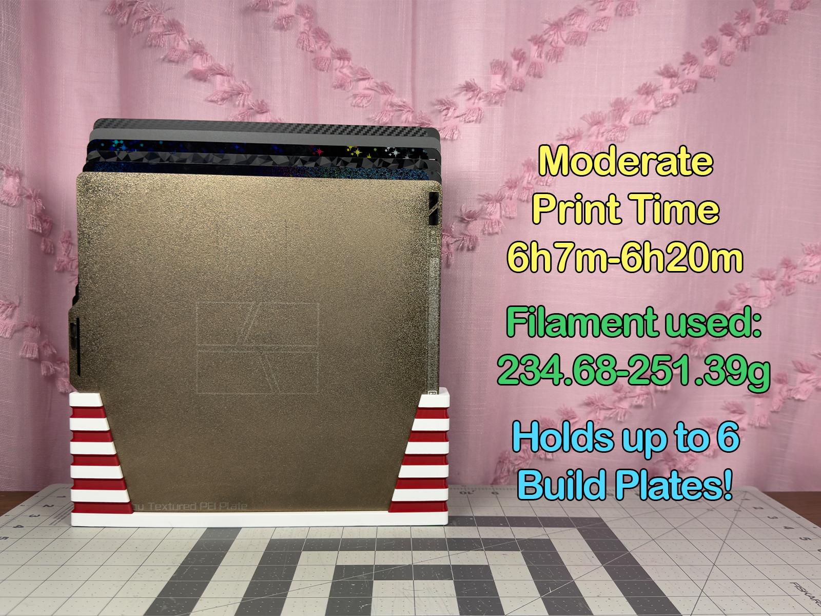 6Pc Build Plate Holder