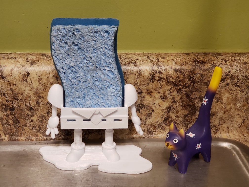 Square Pants Sponge Holder, Remix