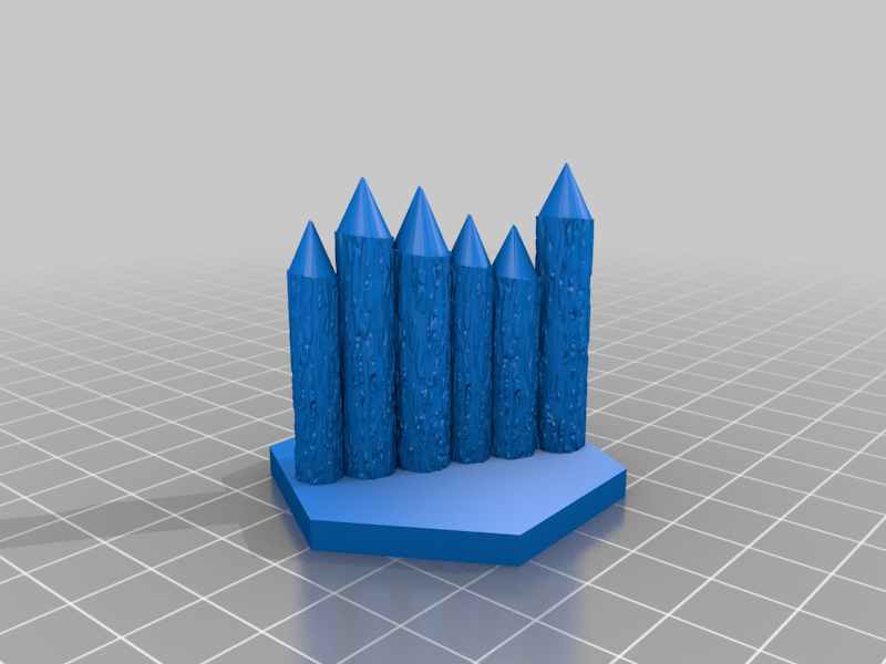 Heroscape Palisade Stakewall Defensive Terrain