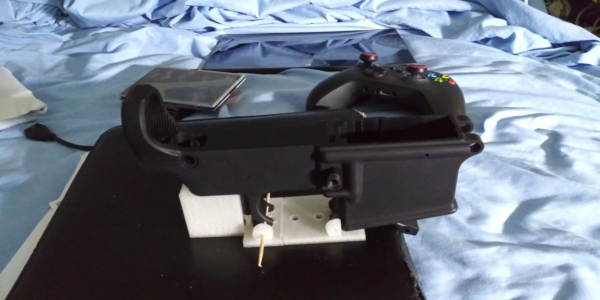 AR-15 80 percent lower upright cnc/vice mount