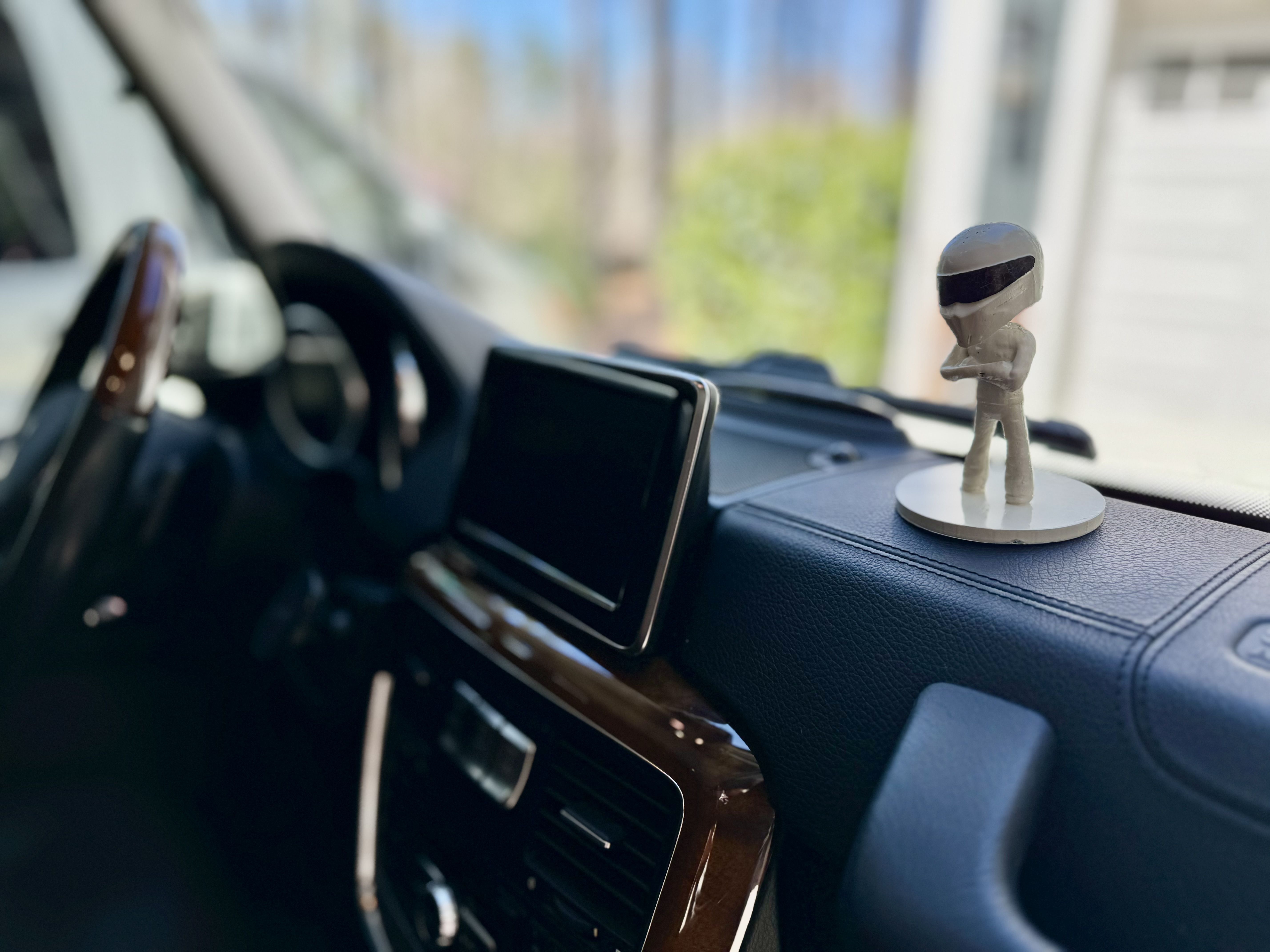 British car tv show driver bobble head.
