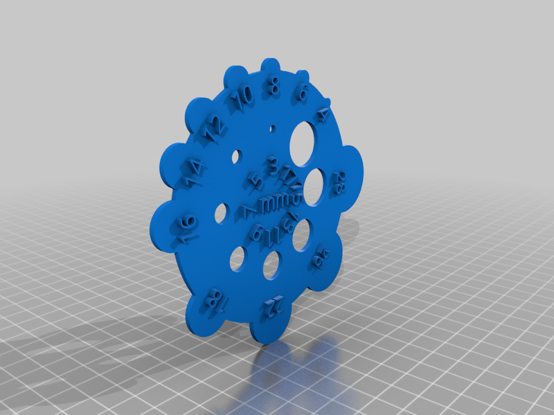 Circle Gauge Template
