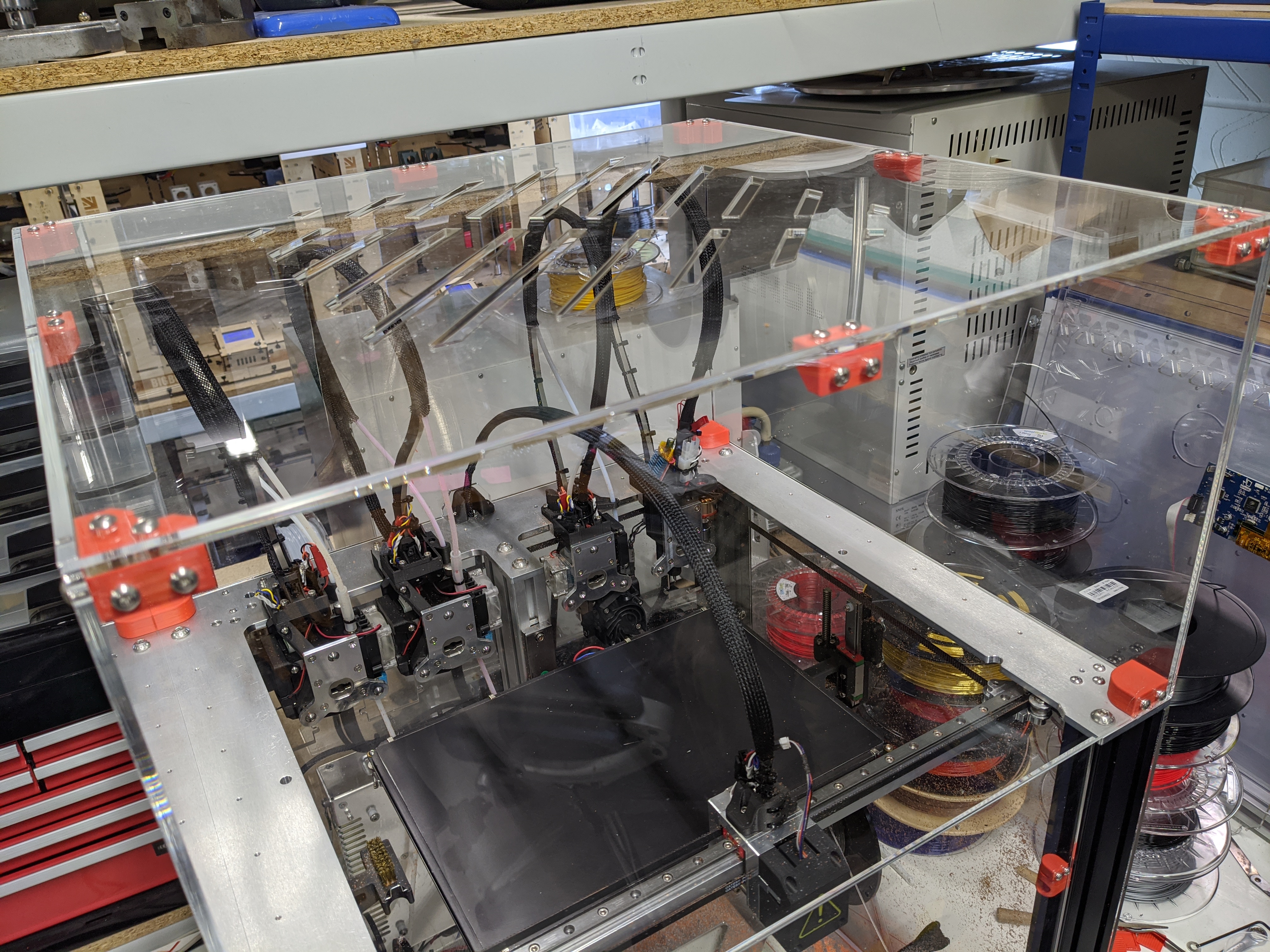 E3D'S ToolChanger - Clear Enclosure..