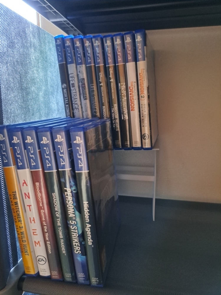 Videogame & Books shelf podium