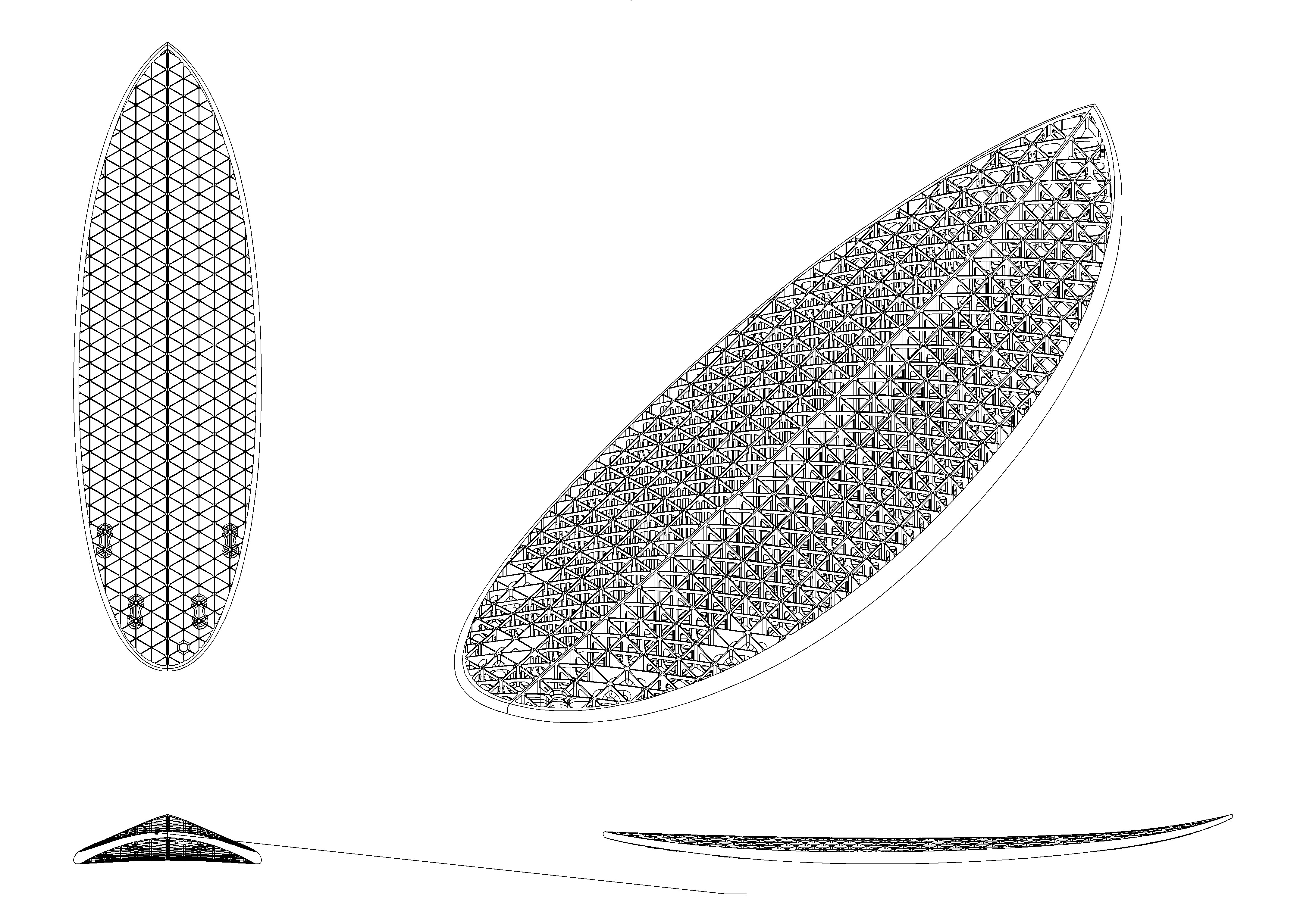 " Do it Your Surf ! "  : a   (almost ;-) 3d-printable shortboard surfboard