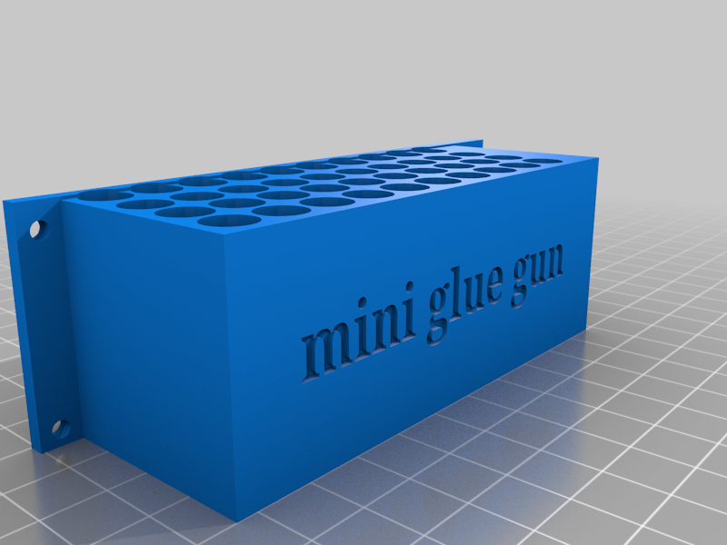 glue stick holder for mini glue gun
