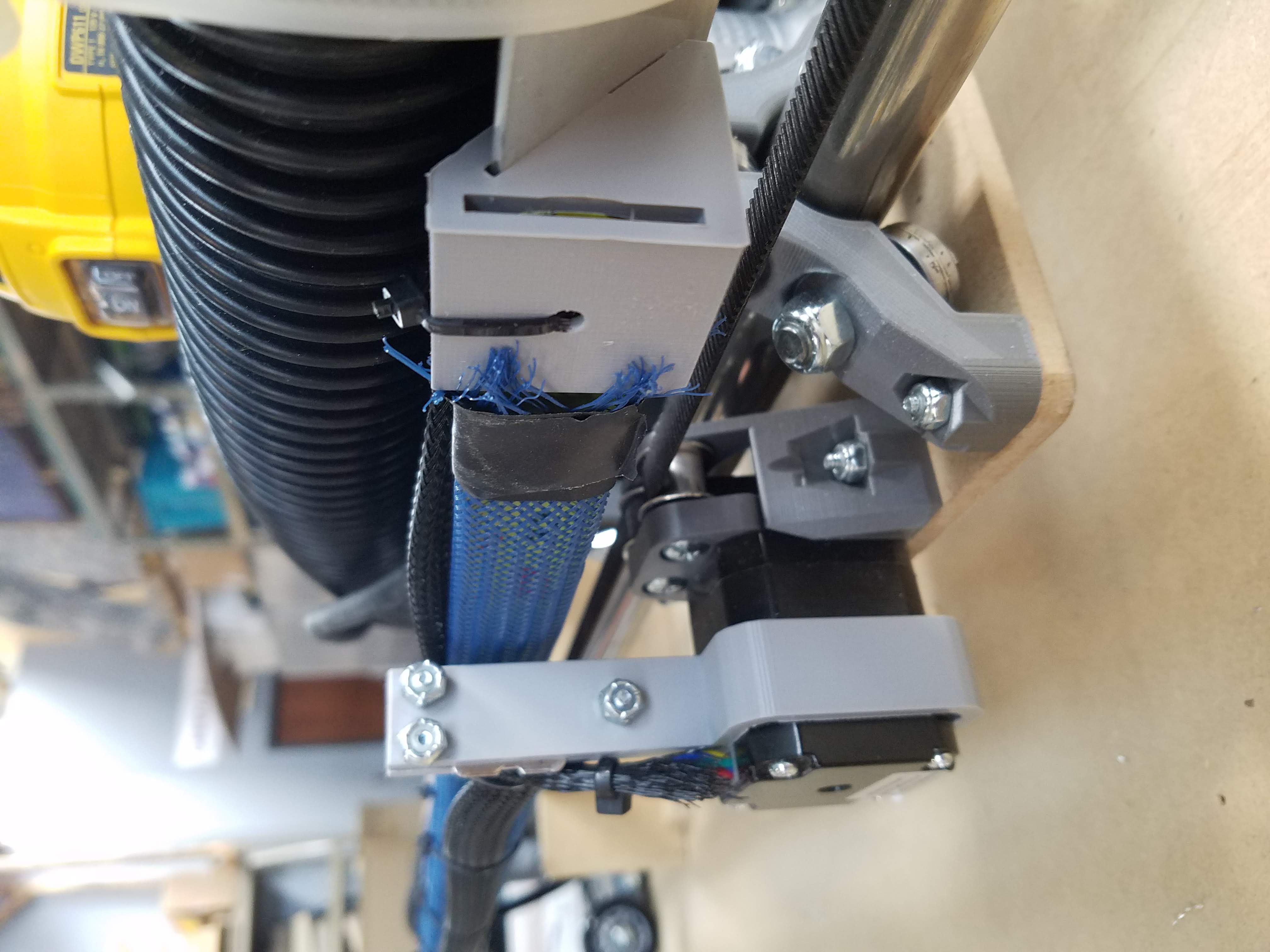 Lowrider v2 x axis tape measure cable chain mounts