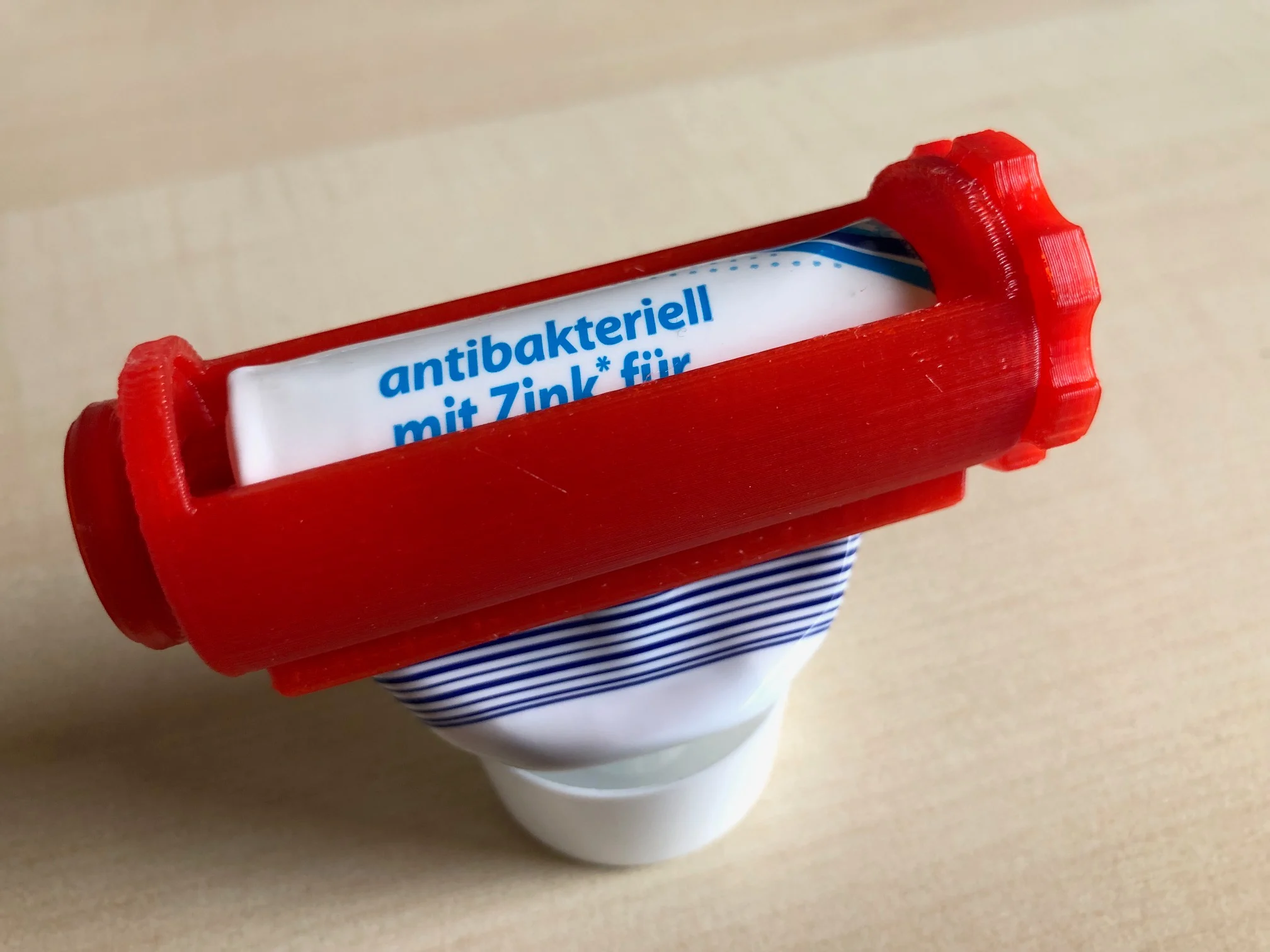 Zahnpastatuben Quetsche