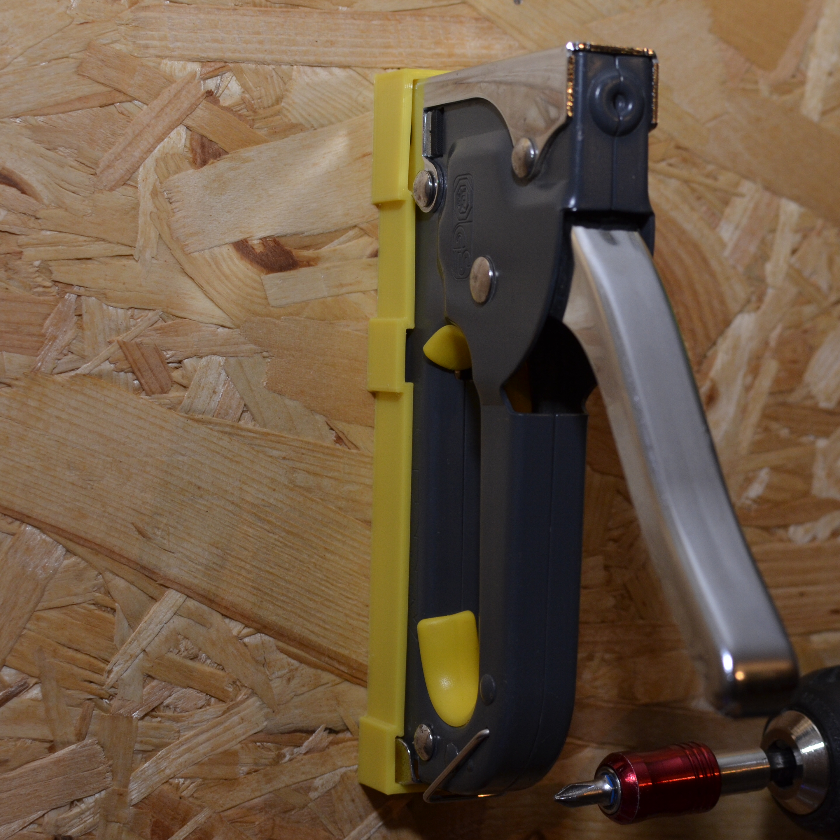Staple gun Topex wall holder