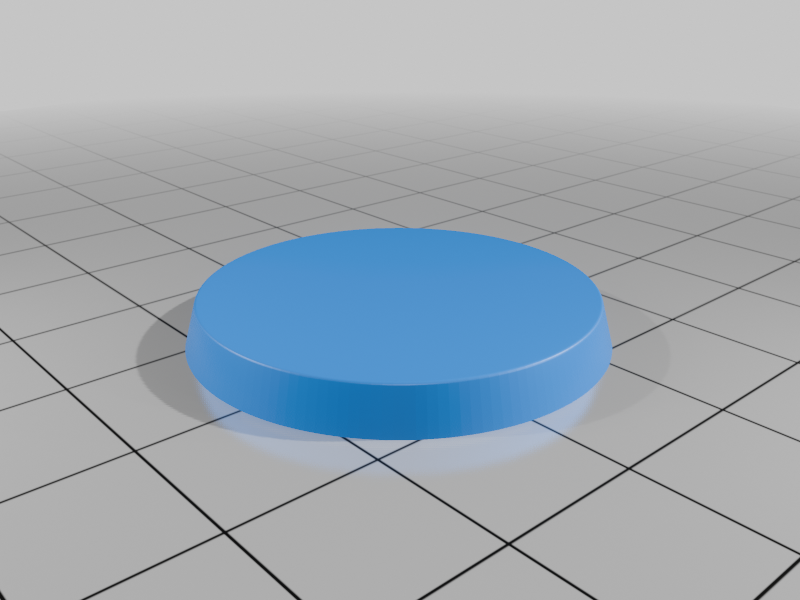 Minitatue bases with magnet slot