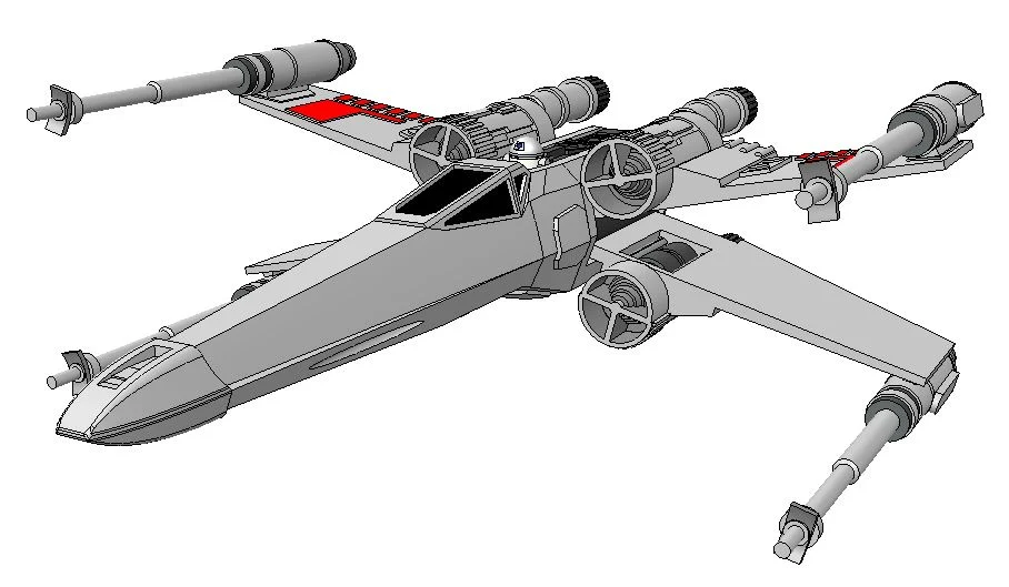 SW - T-65 X-Wing Starfighter
