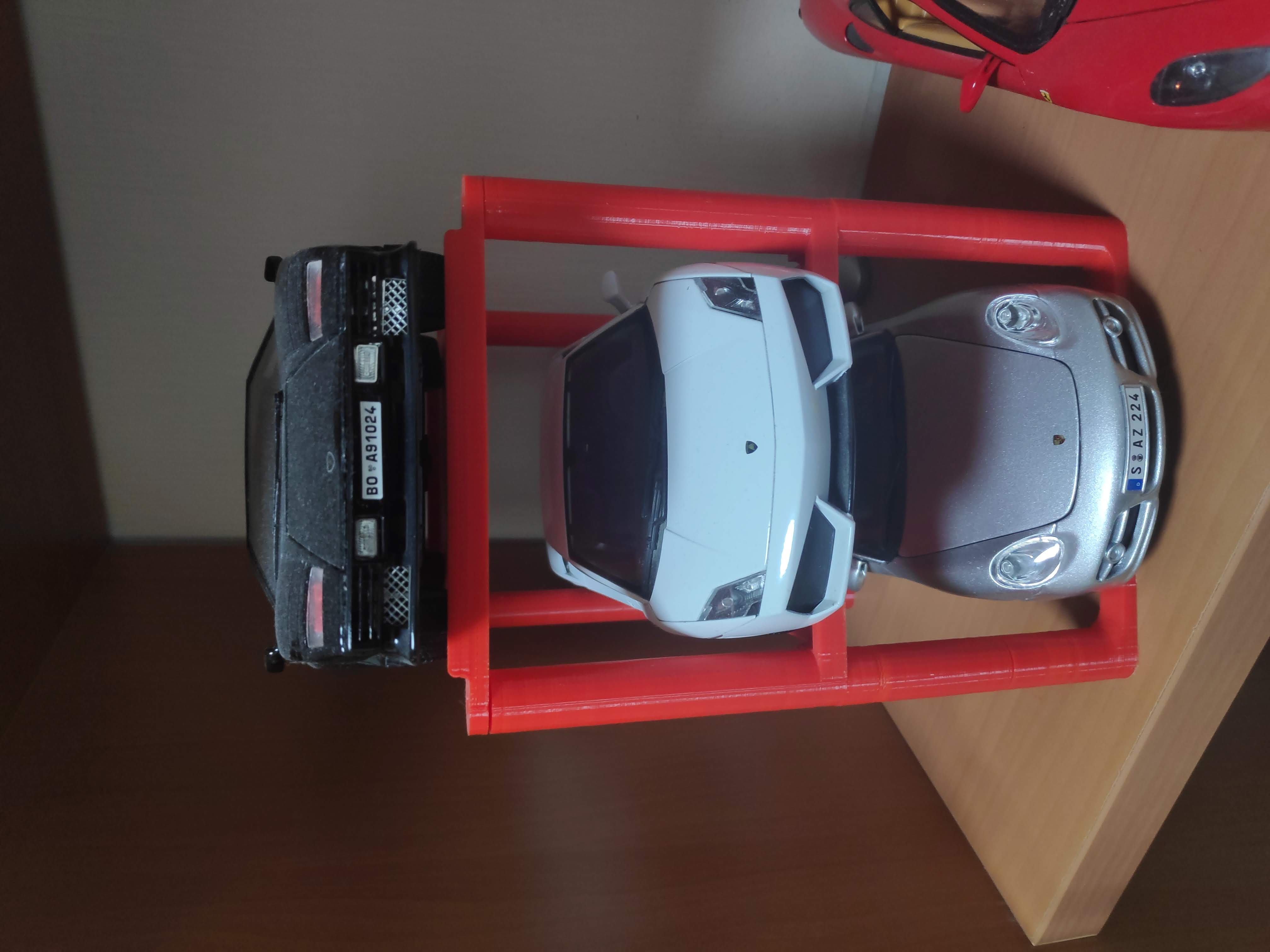 1/18 car model stackable rack