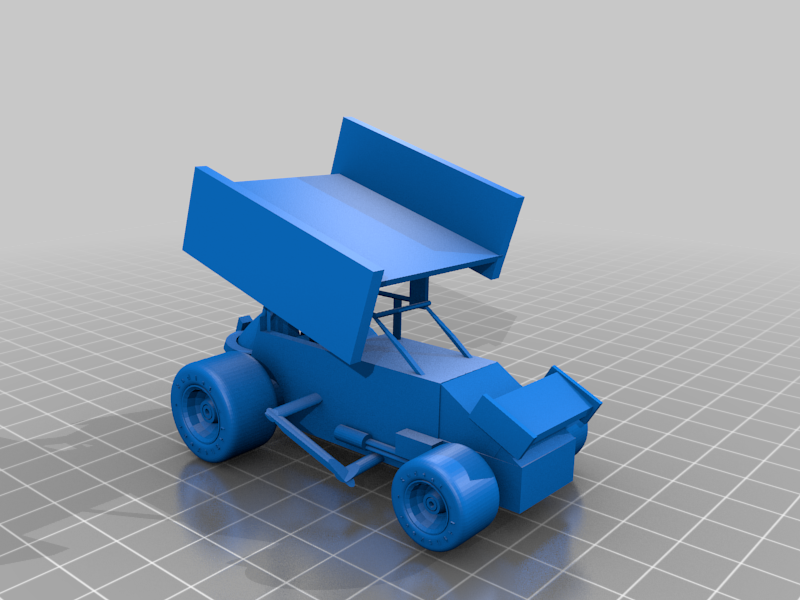 Winged 360 Sprint Car