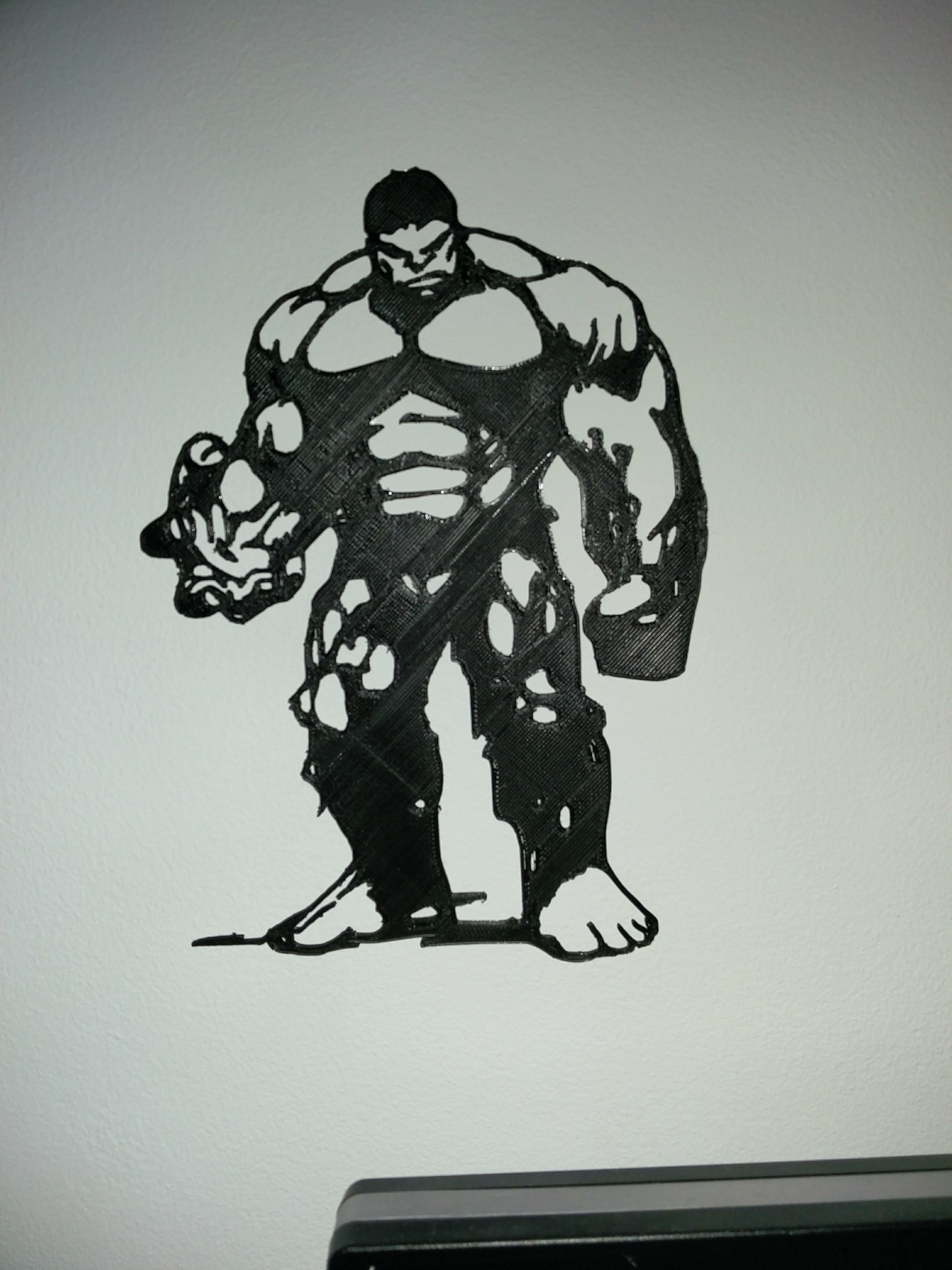 Hulk 2D wall art