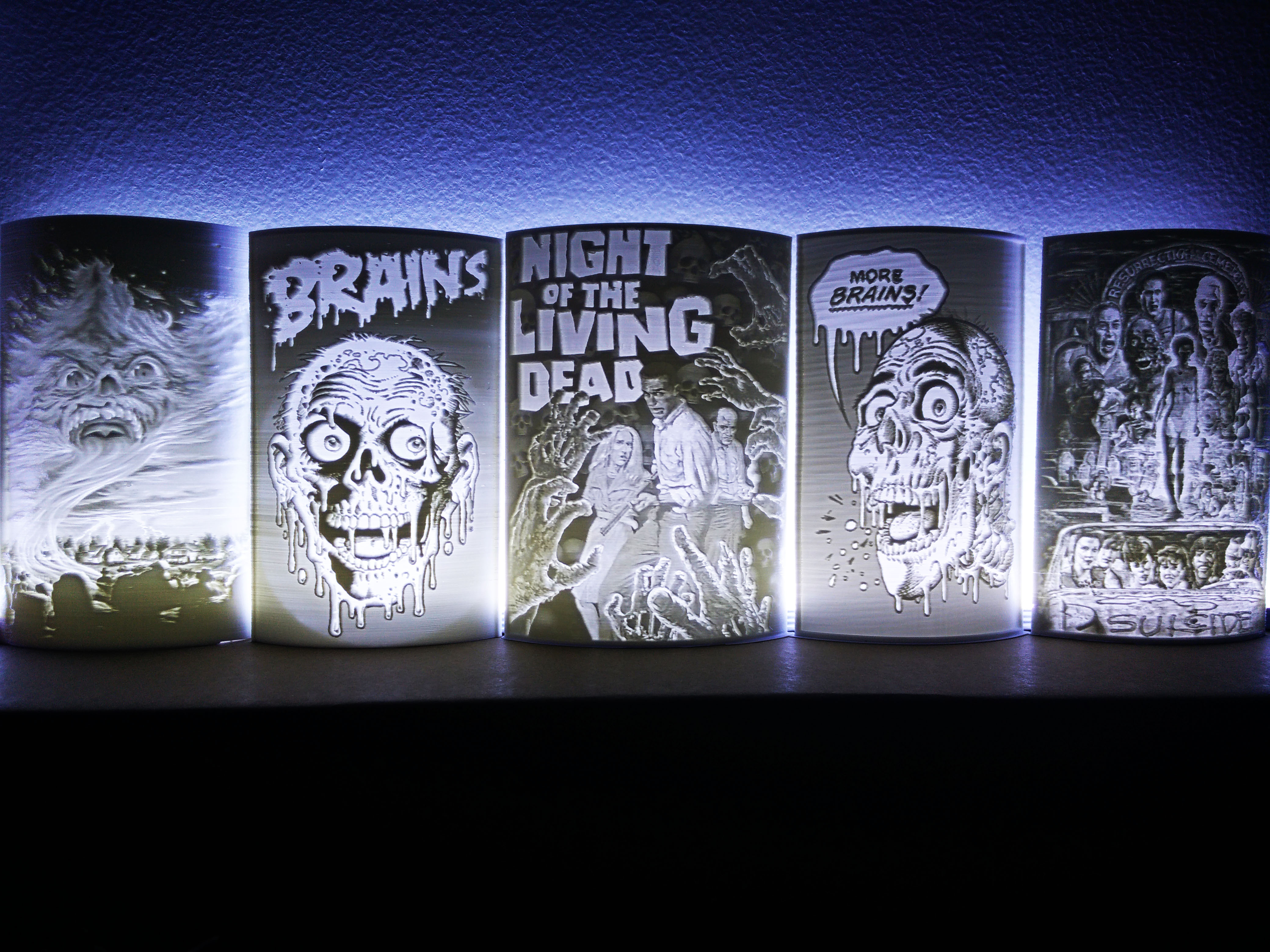 Living Dead Lithophanes
