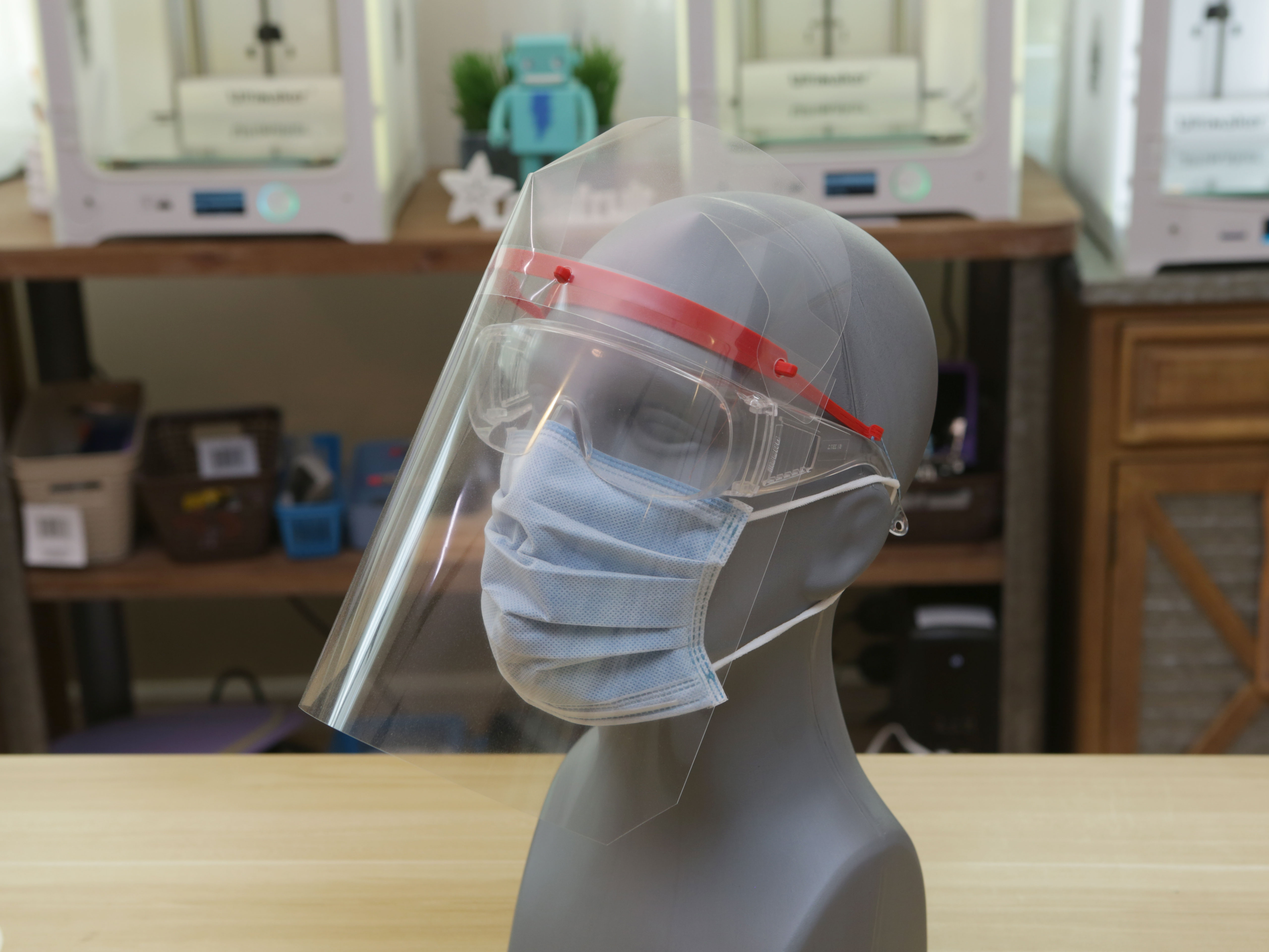 Visor Face Shield for Small Printer