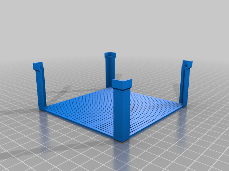 Stackable rack for electrical components