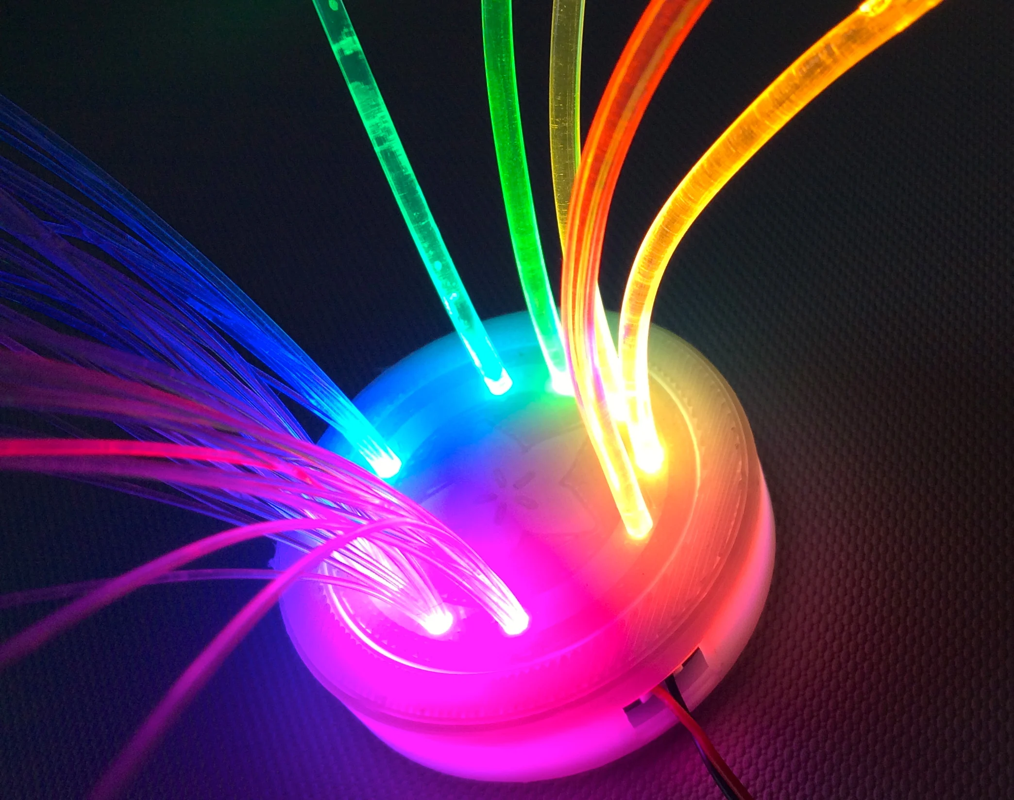 Circuit Playground Fiber Optics Enclosure