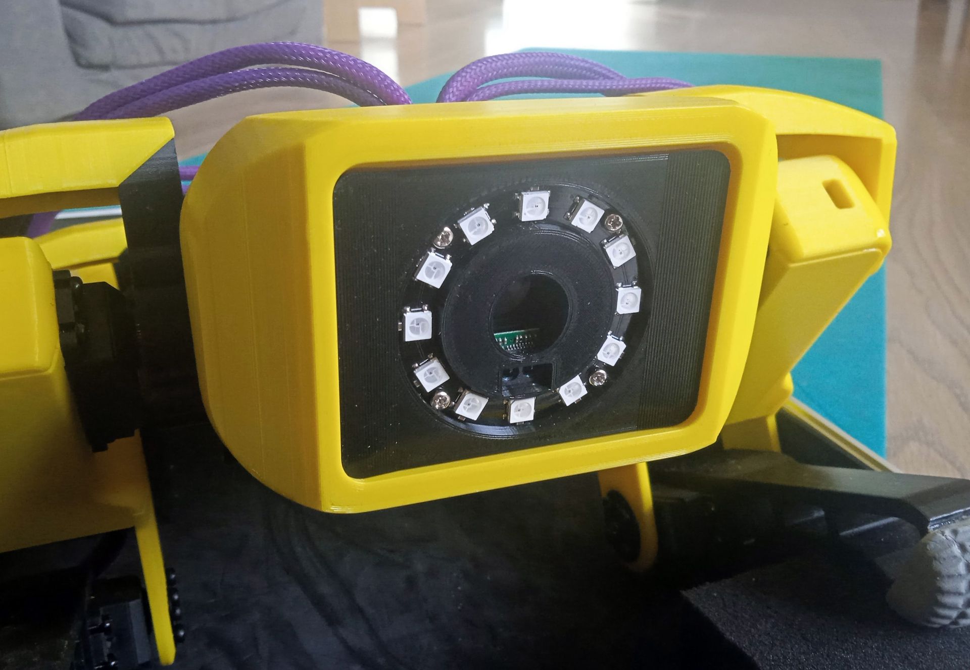 Spotmicro ARM Sensormount with Neoipixel by Vojtas