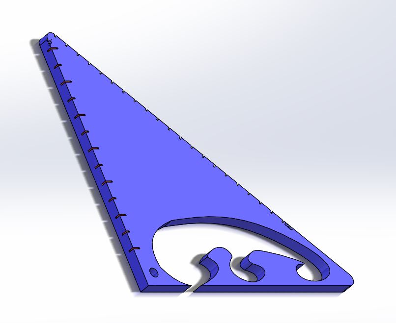 Square Edge with Rulers and French Curve